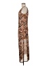 Louna Animal Print Brown Cocktail Dress Size M - photo 5