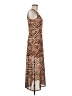 Louna Animal Print Brown Cocktail Dress Size M - photo 4