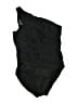 Unbranded Solid Black One Piece Swimsuit Size S (estimated) - photo 1