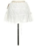 Unbranded 100% Polyester White Casual Skirt Size M - photo 2