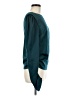 Line & Dot Teal Long Sleeve Blouse Size M - photo 4