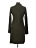 Lola Solid Green Casual Dress Size L - photo 2