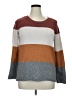 Pinque Color Block Brown Pullover Sweater Size XL - photo 1