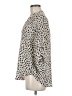 Lush 100% Polyester Animal Print Ivory 3/4 Sleeve Blouse Size M - photo 5