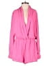 Superdown 100% Polyester Solid Pink Romper Size XS - photo 1