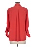 Ann Taylor LOFT 100% Polyester Solid Red 3/4 Sleeve Blouse Size M - photo 2