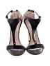 Max Mara 100% Leather Gray Black Sandals Size EU 41 - photo 2
