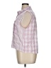 Bibi Pink Sleeveless Button-Down Shirt Size XL - photo 5