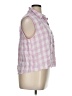 Bibi Pink Sleeveless Button-Down Shirt Size XL - photo 4