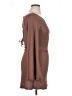 Unbranded Solid Brown Casual Dress Size XL - photo 4
