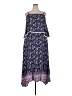 BLOOMCHIC 100% Rayon Paisley Blue Casual Dress Size 26 waist - photo 1