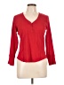 P.J. Salvage Red Long Sleeve Blouse Size L - photo 1