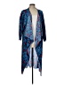Lularoe 100% Polyester Blue Kimono Size L - photo 1