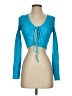 Zara Blue Long Sleeve Top Size S - photo 1