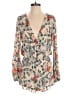 Assorted Brands 100% Polyester Floral Ivory Romper Size S - photo 1