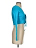 Zara Blue Long Sleeve Top Size S - photo 4