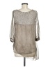 H Trend Gray 3/4 Sleeve Blouse Size M - photo 2