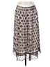Madewell 100% Polyester Print Silver Casual Skirt Size 0 - photo 1