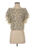 LoveShackFancy Tan Short Sleeve Top Size XS - photo 1