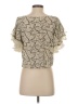 LoveShackFancy Tan Short Sleeve Top Size XS - photo 2