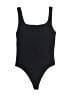 Babaton Solid Black One Piece Swimsuit Size S - photo 2