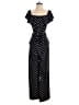 premier amour 100% Polyester Polka Dots Black Jumpsuit Size 2 - photo 1