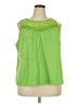 Shein Curve Green Sleeveless Blouse Size 18 Plus (3) - photo 1