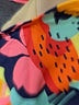 Unbranded Print Orange Swimsuit Top Size S (estimated) - photo 3