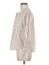 Everlane Stripes Ivory Long Sleeve Blouse Size 6 - photo 5