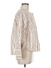 Everlane Stripes Ivory Long Sleeve Blouse Size 6 - photo 4