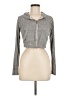 Out From Under Metallic Gray Zip Up Hoodie Size M (estimated) - photo 1