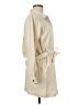 Unpublished 100% Cotton Ivory Trenchcoat Size M - photo 4