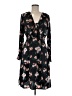 Chelsea28 100% Polyester Floral Black Casual Dress Size M - photo 1