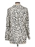 Chico's 100% Modal Animal Print Ivory Long Sleeve Blouse Size Lg (2) - photo 2