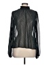 Roan + Ryan 100% Polyester Black Long Sleeve Blouse Size L - photo 1