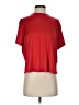 Bar III 100% Polyester Red Short Sleeve Turtleneck Size S - photo 1