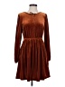 Simplee 100% Polyester Brown Casual Dress Size S - photo 1