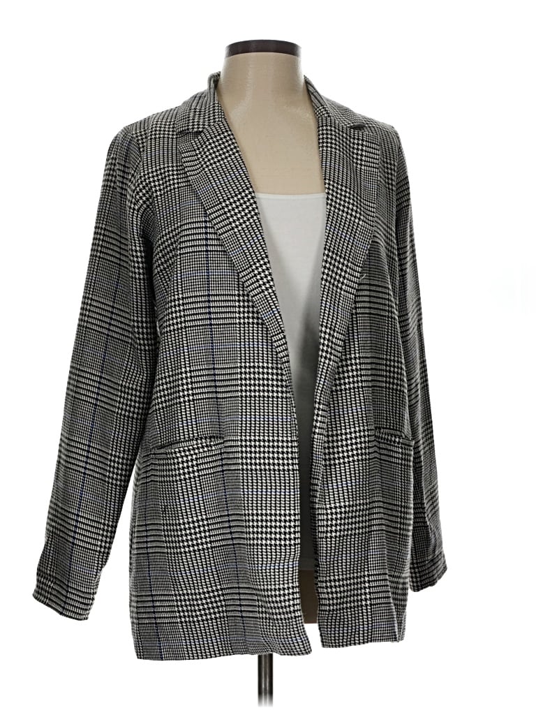 Pre-owned Active Usa Blazer Jacket In Gray