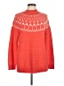 Talbots Hearts Orange Pullover Sweater Size M - photo 1