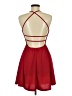 Shein Red Cocktail Dress Size 6 - photo 2