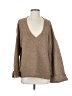 By Anthropologie Tweed Brown Pullover Sweater Size S - photo 1