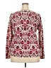 Croft & Barrow 100% Acrylic Paisley Pink Pullover Sweater Size XXL - photo 2