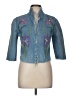 Deborah Lindquist Blue Denim Jacket Size M - photo 1