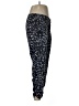 Parker 100% Silk Animal Print Blue Casual Pants Size 4 - photo 4