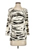 JM Collection Ivory 3/4 Sleeve Top Size S - photo 1