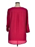 db established 1962 Burgundy 3/4 Sleeve Blouse Size 1X - photo 2