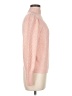 Assorted Brands Chevron-herringbone Pink Turtleneck Sweater Size M - photo 4