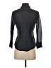 Theory Black 3/4 Sleeve Button-Down Shirt Size S - photo 2