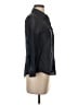 Theory Black 3/4 Sleeve Button-Down Shirt Size S - photo 4