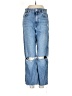 Zara Stars Blue Jeans Size 6 - photo 1